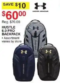 Dunham's Sports Under Armour Hustle 6.0 Pro Backpack offer