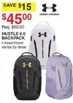 Dunham's Sports Under Armour Hustle 6.0 Backpack offer