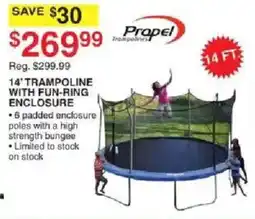 Dunham's Sports Propel Trampoline 14' Trampoline With Fun-Ring Enclosure offer