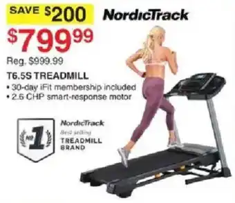 Dunham's Sports NordicTrack T6.5S Treadmill offer