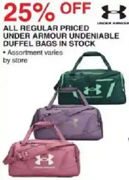 Dunham's Sports Under Armour Undeniable Duffel Bag offer