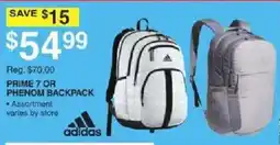 Dunham's Sports Adidas Prime 7 Or Phenom Backpack offer