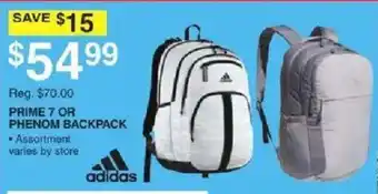 Dunham's Sports Adidas Prime 7 Or Phenom Backpack offer