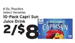 Hannaford Capri Sun juice drink offer