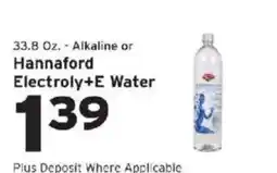 Hannaford Hannaford Electroly+e Water offer