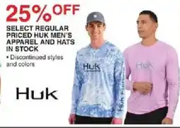 Dunham's Sports Huk men's apparel and hats offer