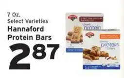 Hannaford Hannaford protein bars offer