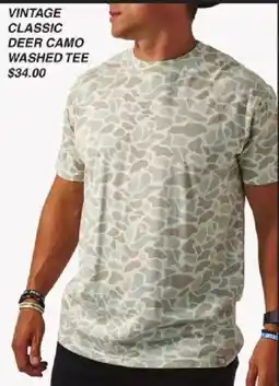 Dunham's Sports Vintage Classic Deer Camo Washed Tee offer