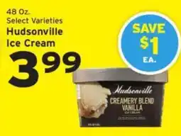 Hannaford Hudsonville ice cream offer