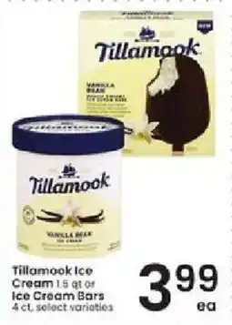 Albertsons Tillamook ice cream bars offer
