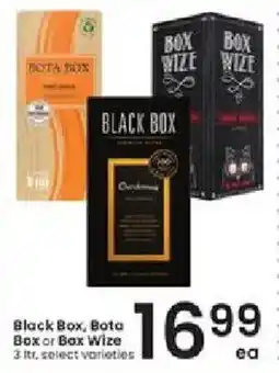 Albertsons Black Box, Bota Box or Box Wize offer