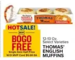 Food Lion Thomas' english muffins offer