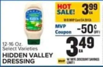 Food Lion Hidden Valley Dressing offer