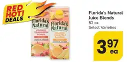 Albertsons Florida's Natural juice blends offer