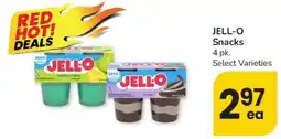 Albertsons Jell-o snacks offer