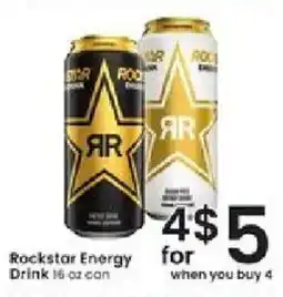 Albertsons Rockstar Energy Drink offer