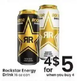 Albertsons Rockstar Energy Drink offer