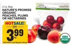 Food Lion Nature's Promise Organic Peaches, Plums or Nectarines offer