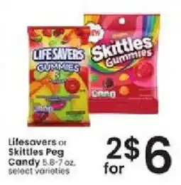 Albertsons Lifesavers or Skittles Pog offer