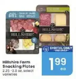 Albertsons Hillshire Farm Snacking Plates offer