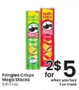 Albertsons Pringles Crisps Mega Stacks offer