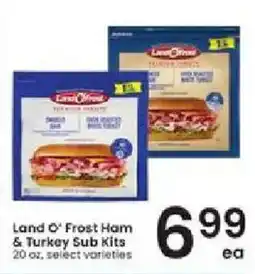 Albertsons Land O' Frost Ham & Turkey Sub Kits offer