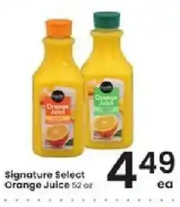 Albertsons Signature Select Orange Juice offer