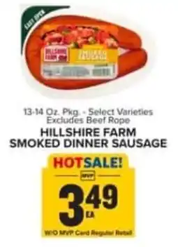 Food Lion Hillshire Farm smoked dinner sausage offer