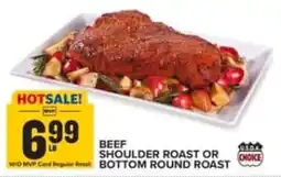 Food Lion Beef Shoulder Roast Or Bottom Round Roast offer