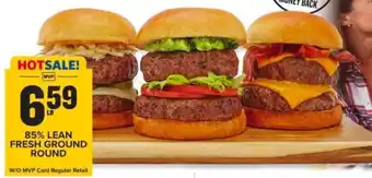 Food Lion Mvp 85% lean fresh ground round offer
