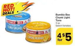 Albertsons Bumble Bee Chunk Light Tuna offer