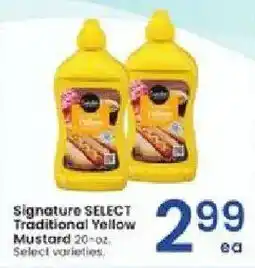 Albertsons Signature Select Traditional Yellow Mustard offer