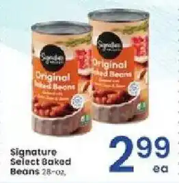 Albertsons Signature Select Baked Beans offer