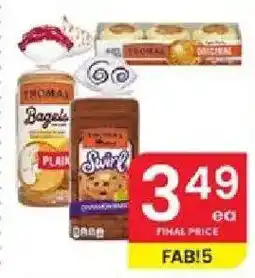 Albertsons Thomai bagels offer