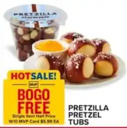 Food Lion Pretzilla pretzel tubs offer