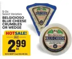 Food Lion BelGioioso blue cheese crumbles or wedge offer