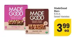 Albertsons Madegood bars offer