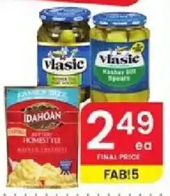 Albertsons Vlasic pickles offer