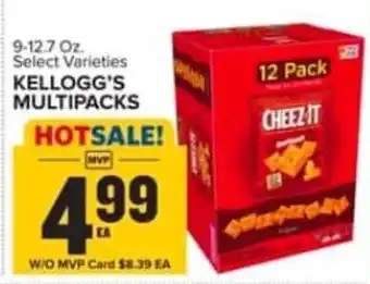Food Lion Kellogg's multipacks offer