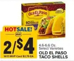 Food Lion Old El Paso taco shells offer