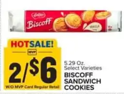 Food Lion Biscoff sandwich cookies offer