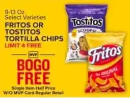 Food Lion Fritos or Tostitos tortilla chips offer