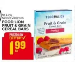 Food Lion Food Lion fruit & grain cereal bars offer