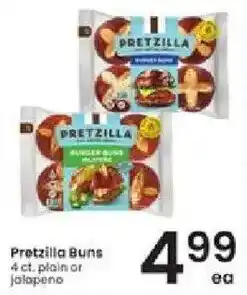 Albertsons Pretzilla Buns offer