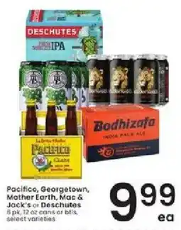 Albertsons Pacifico, Georgetown, Mother Earth, Mac & Jack's or Deschutes offer
