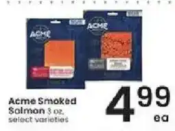 Albertsons Acme Smoked Salmon offer