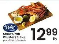 Albertsons Wild Snow Crab Clusters offer
