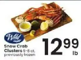 Albertsons Wild Snow Crab Clusters offer