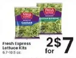 Albertsons Fresh Express Lettuce Kits offer