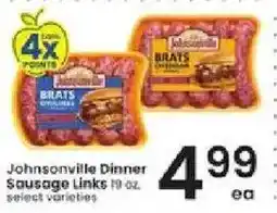 Albertsons Johnsonville Dinner Sausage Links offer